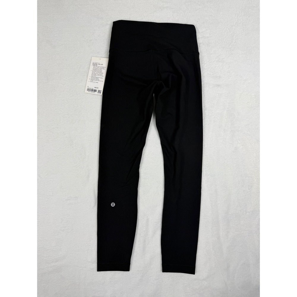 NWT Lululemon Wunder Train HR Tight 25" Black Everlux Leggings Size 6